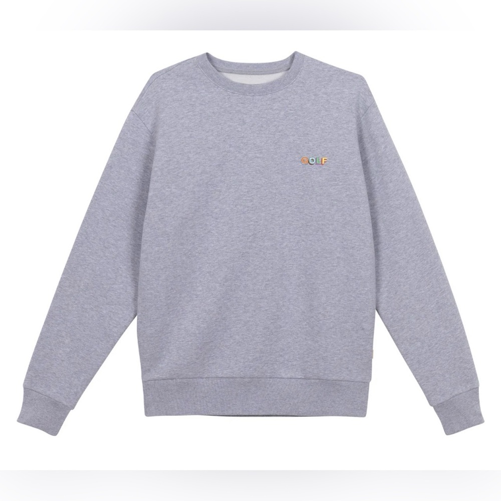 GOLF WANG MULTI 3D LOGO CREWNECK, SIZE L, *ALTERED*